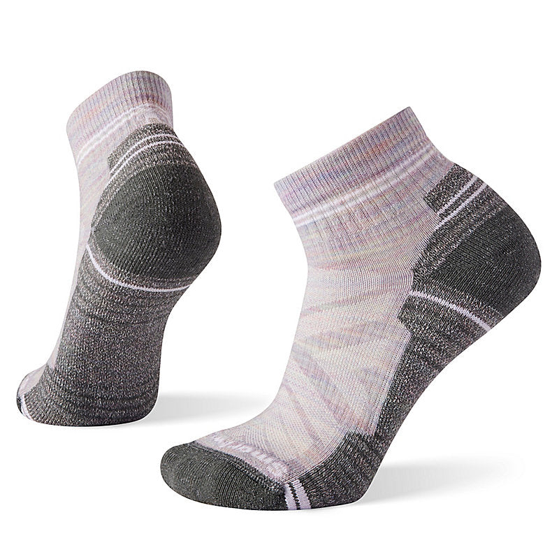 Smartwool Womens Hike Light Cushion Ankle Socks Apparel Smartwool Purple Eclipse-H76 Small