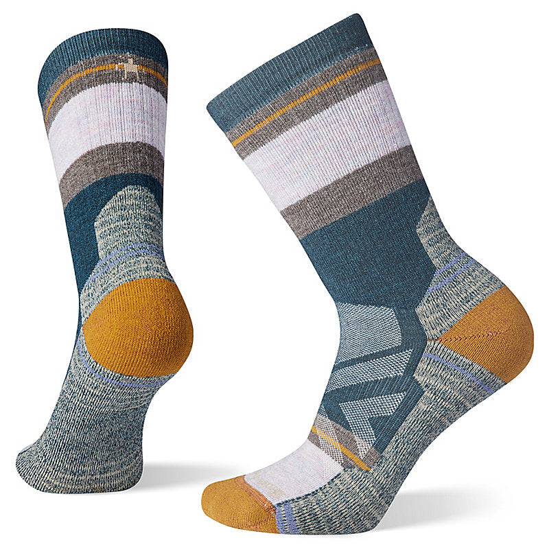 Smartwool Womens Hike Full Cushion Saturnsphere Crew Socks Apparel Smartwool Twilight Blue-G74 Small