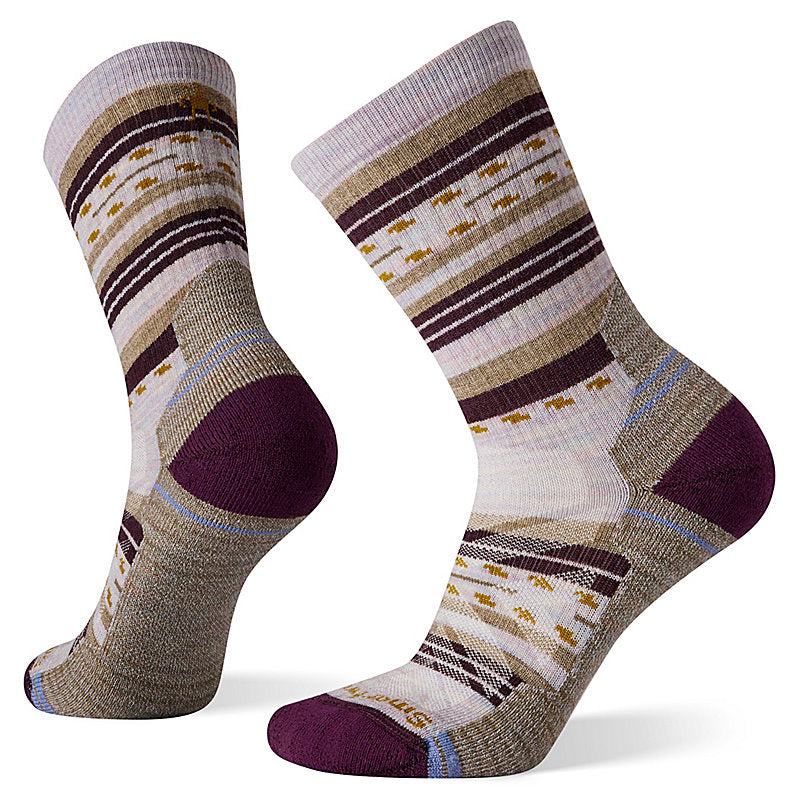 Smartwool Womens Hike Light Cushion Margarita Crew Socks Apparel Smartwool