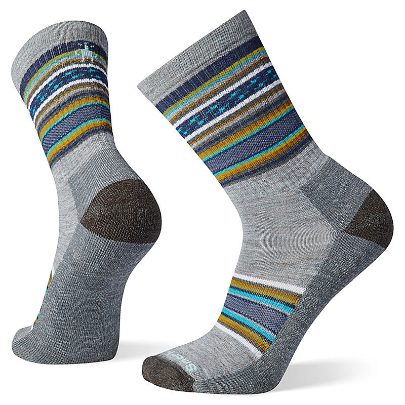 Smartwool Womens Regarita Crews Socks Apparel Smartwool Lunar Gray-E47 Large