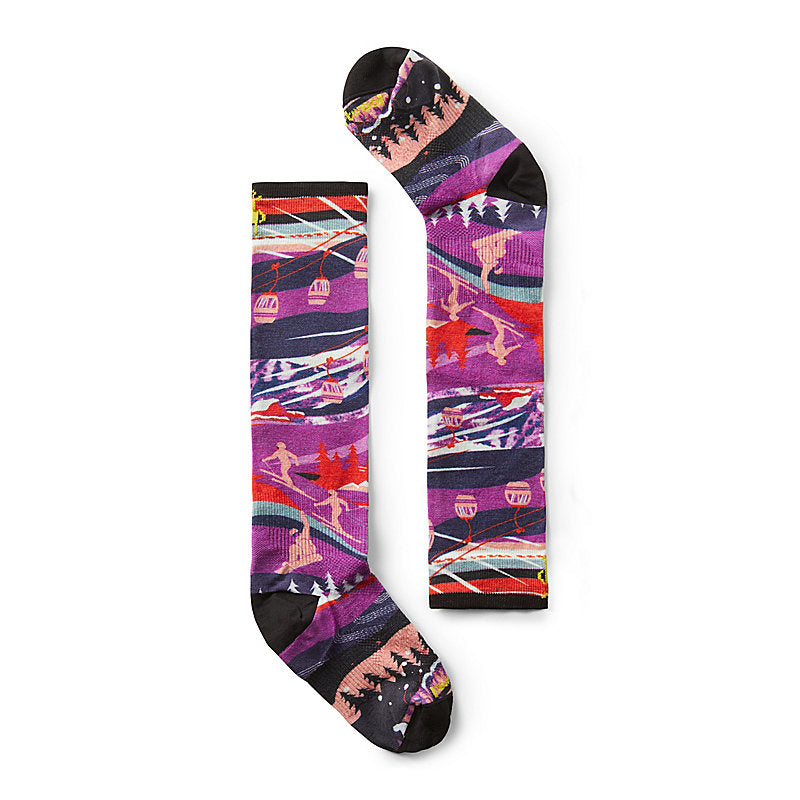 Smartwool Performance Junior Ski Zero Cushion Skication Otc Apparel Smartwool Purple Dahlia-513 Medium