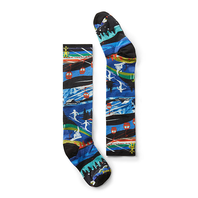 Smartwool Performance Junior Ski Zero Cushion Skication Otc Apparel Smartwool Neptune Blue-E18 Medium