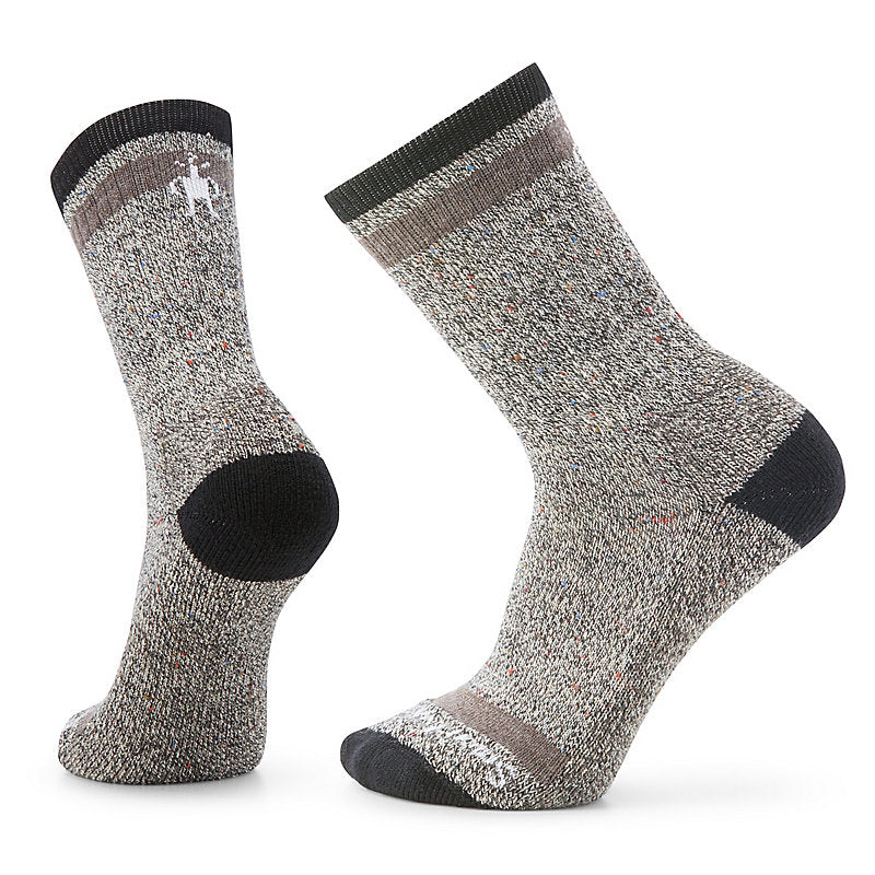 Smartwool Cozy Larimer Crew Socks Apparel Smartwool Black/Taupe Heather Medium