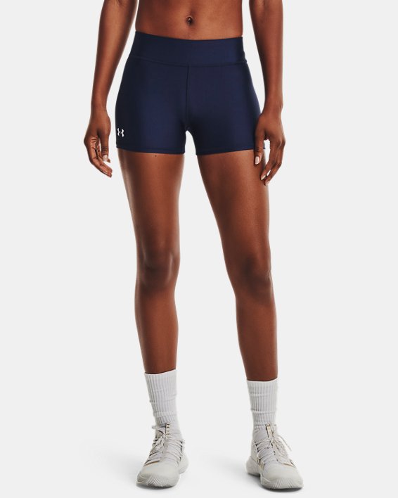 Under Armour Womens Team Shorty 3 Apparel Under Armour Midnight Navy-410 XSmall