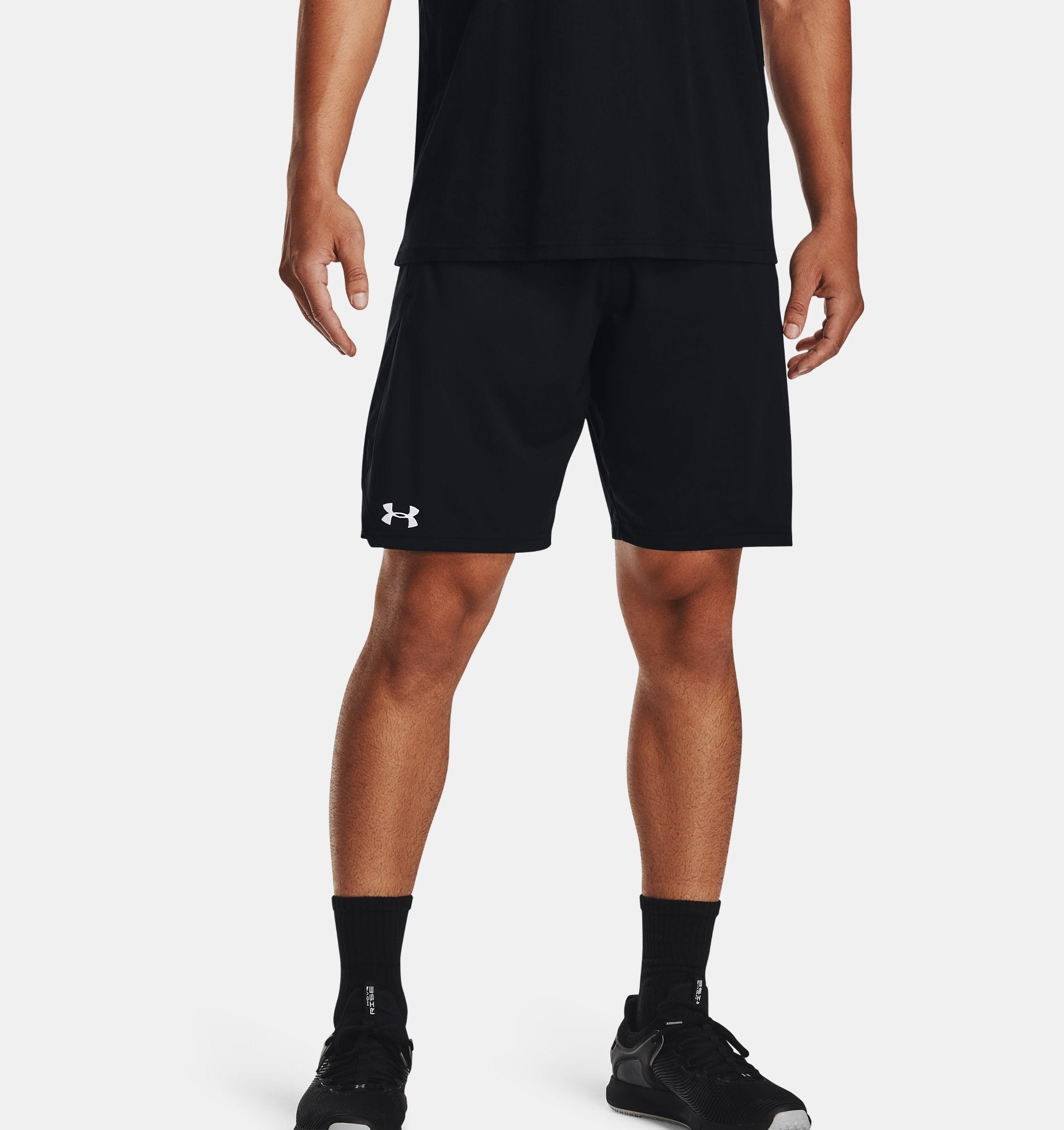 Under Armour Mens Locker 9 Pocketed Short Apparel Under Armour Black-001 S