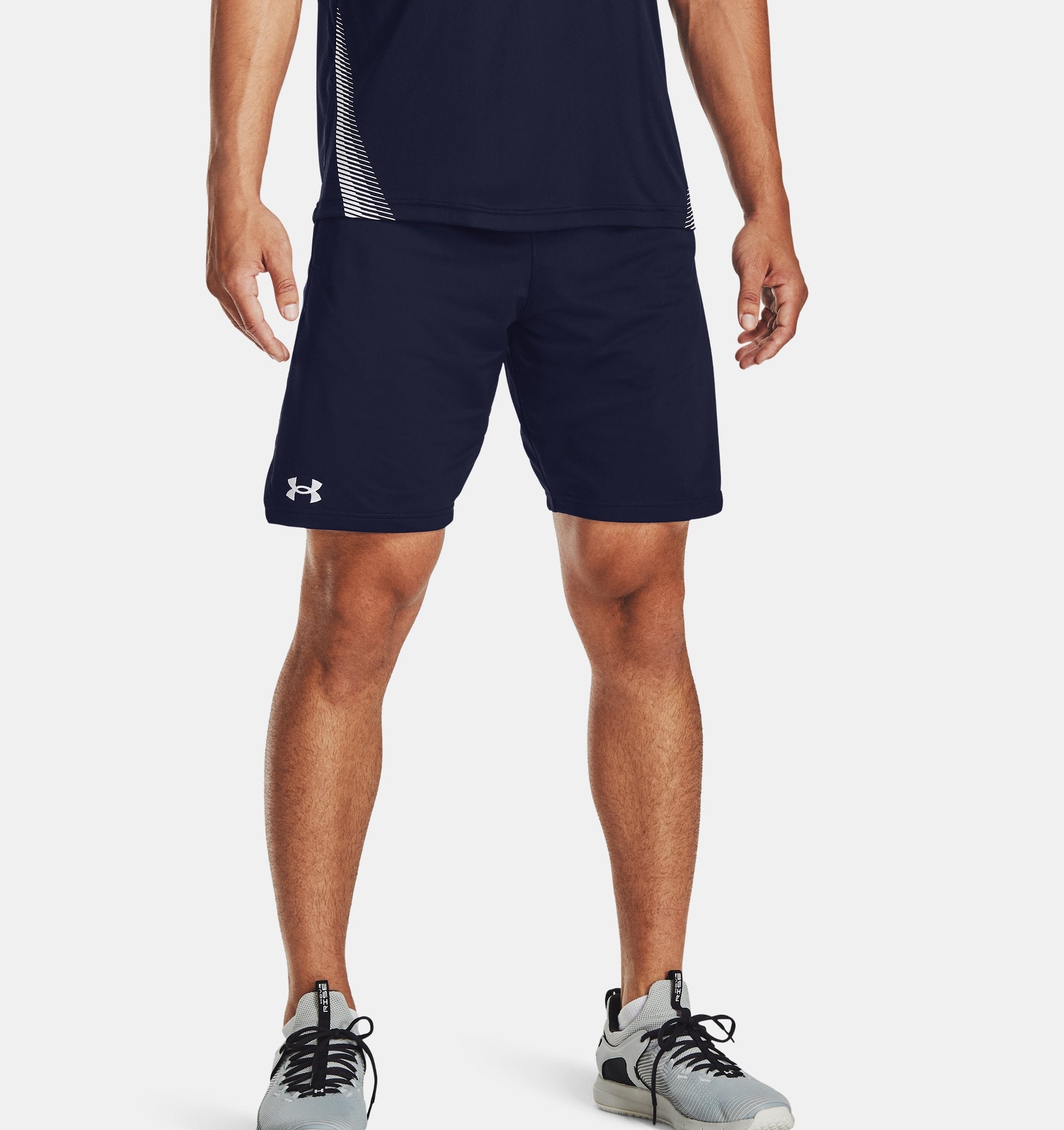 Under Armour Mens Locker 9 Pocketed Short Apparel Under Armour Midnight Navy-410 S