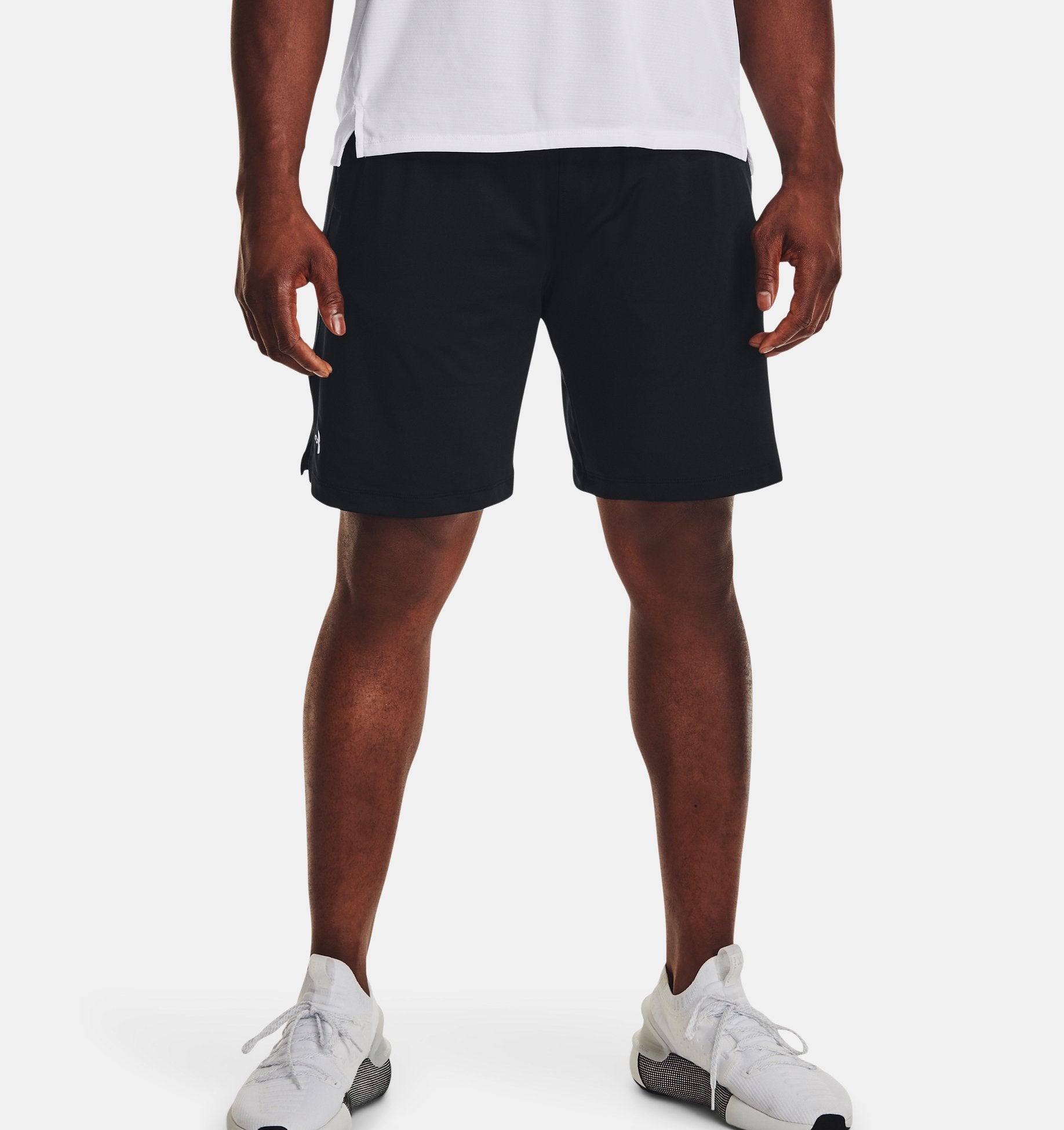 Under Armour Mens Tech Vent Short Apparel Under Armour Black-001 XSmall
