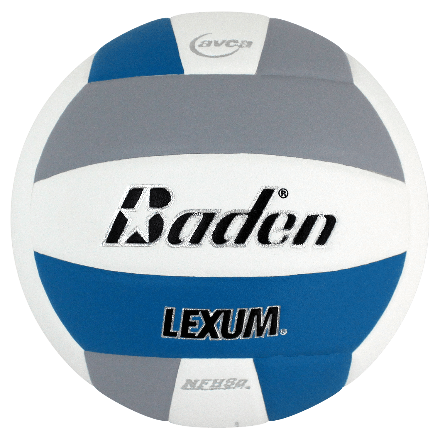 Baden Lexum NFHS Microfiber Volleyball Equipment Baden Blue/Grey/White