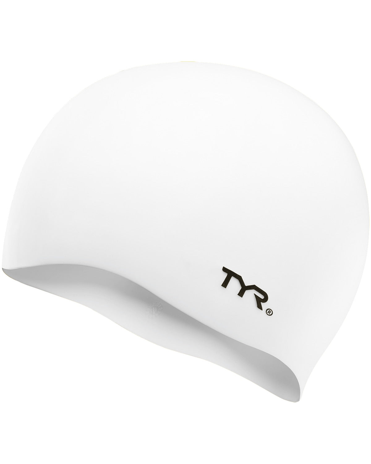 TYR Wrinkle-Free Silicone Swim Cap Equipment TYR White