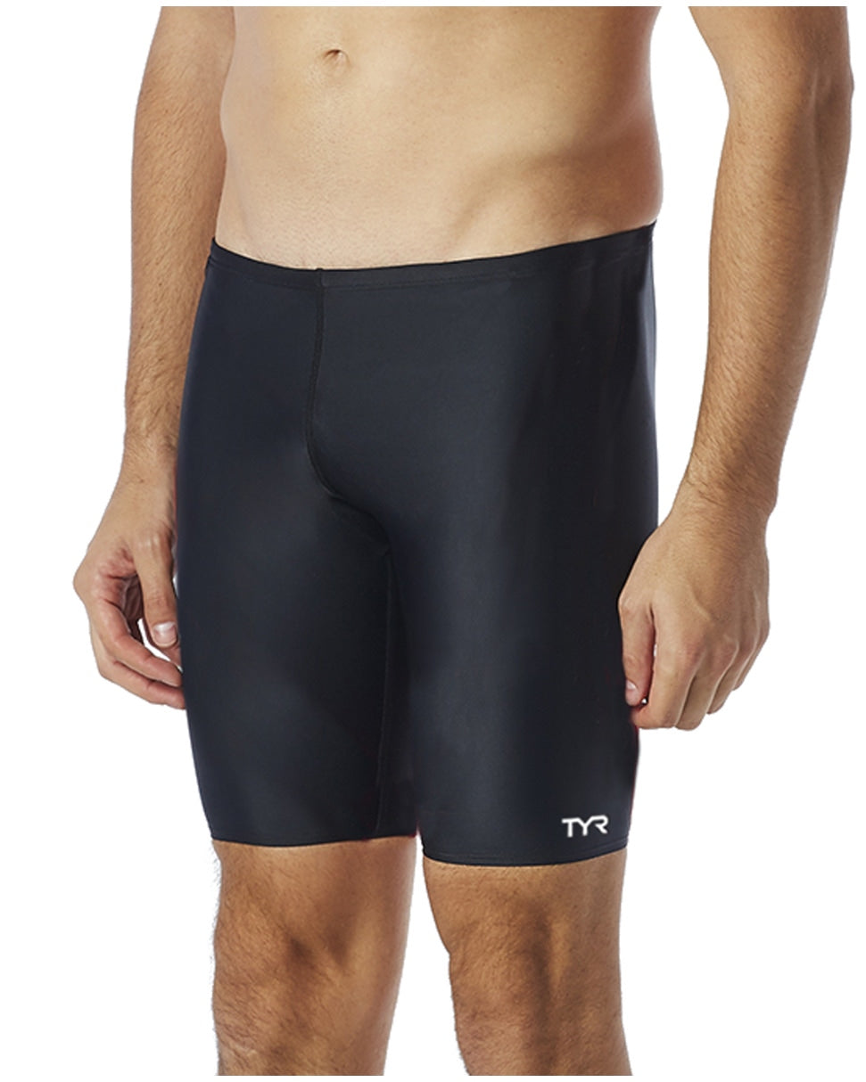 Tyr Mens Durafest Elite Solid Jammer Apparel TYR Black 26