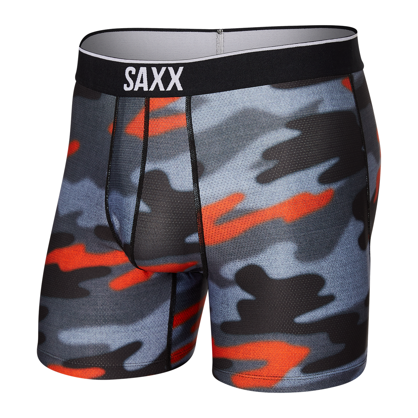 Saxx Mens Volt Boxer Brief Apparel SAXX Hazy Camo Small
