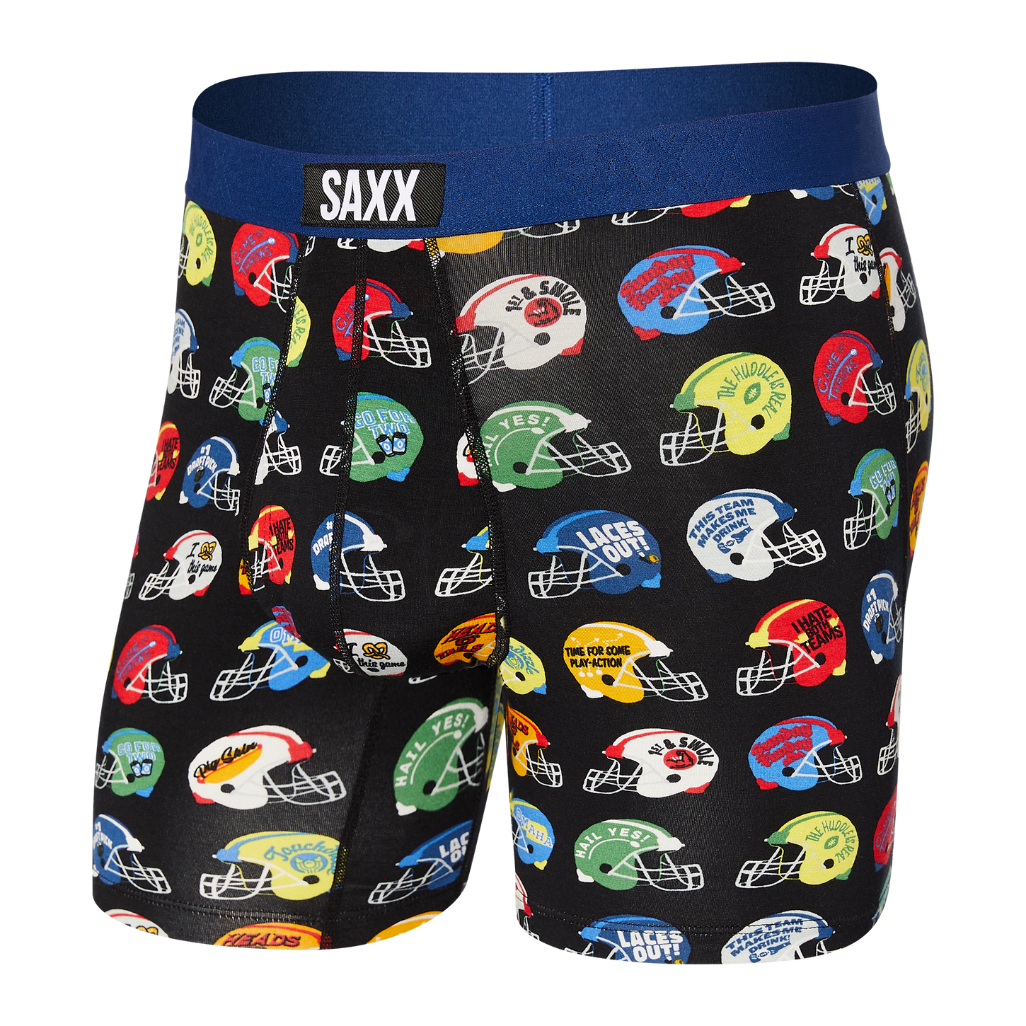 Saxx Men's Ultra Super Soft Boxer Brief Apparel SAXX Multi The Huddle is Real Small
