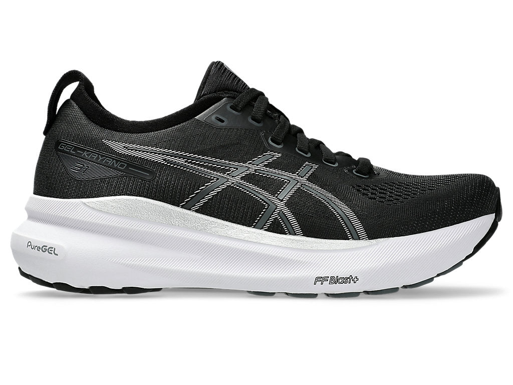 Asics Women's Gel-Kayano 31 Footwear ASICS Black/Pure Silver-002 6 Medium-B