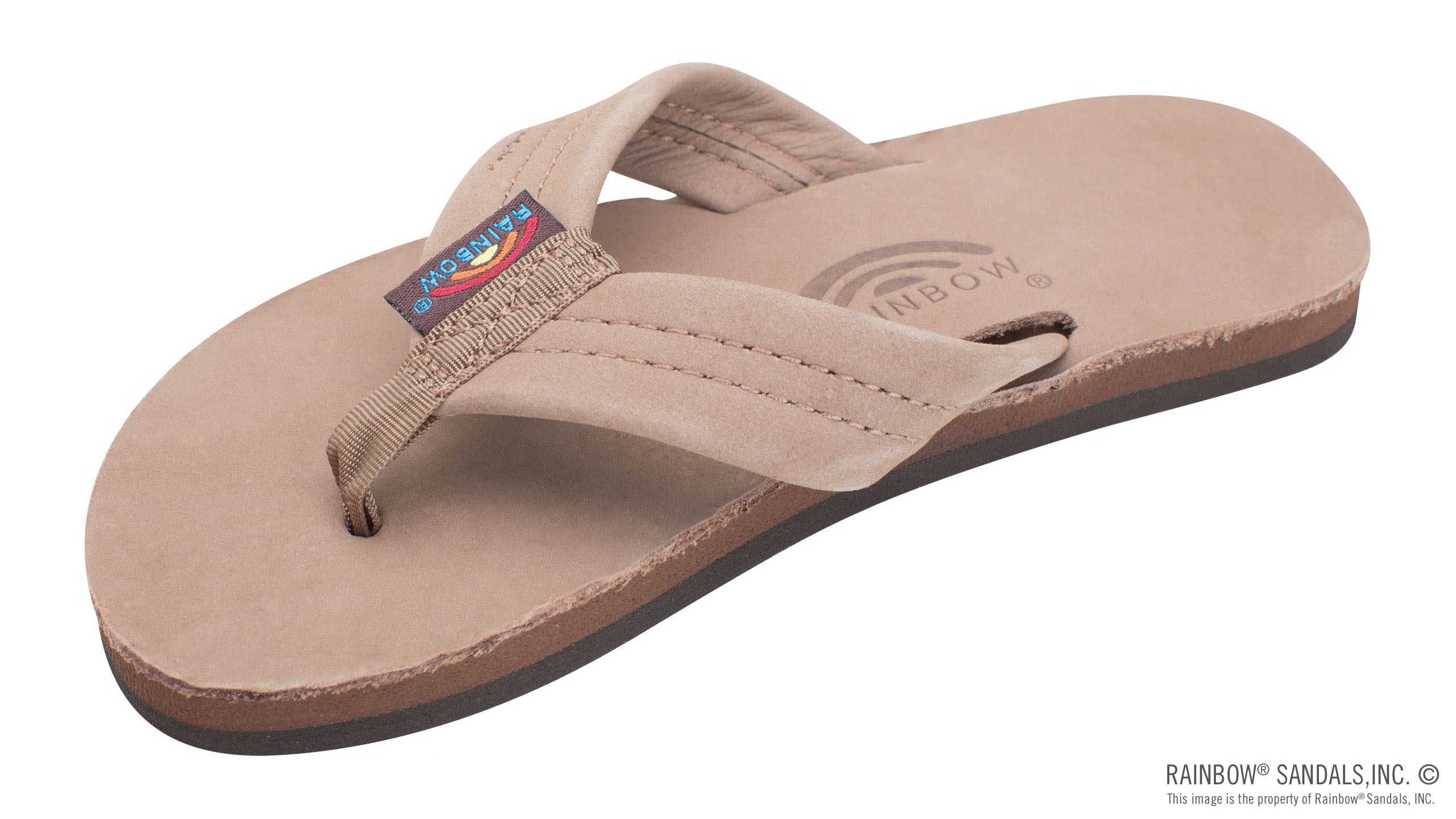Rainbow Kids Premier Leather 1" Strap Sandal Footwear Rainbow Sandals Dark Brown 13/1