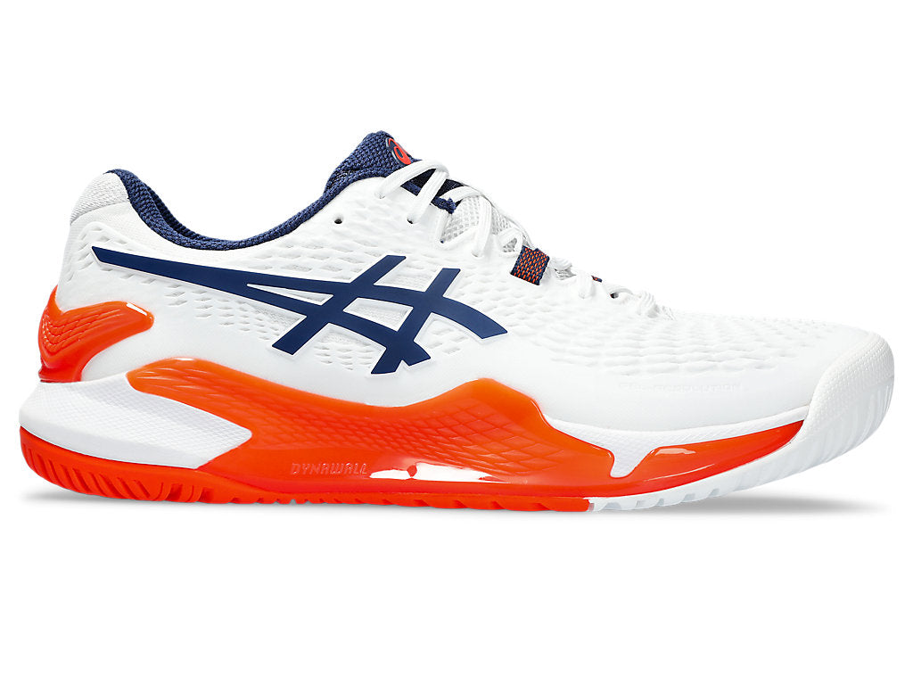 ASICS Men's Gel-Resolution 9 Footwear ASICS White/Blue Expanse-102 8 