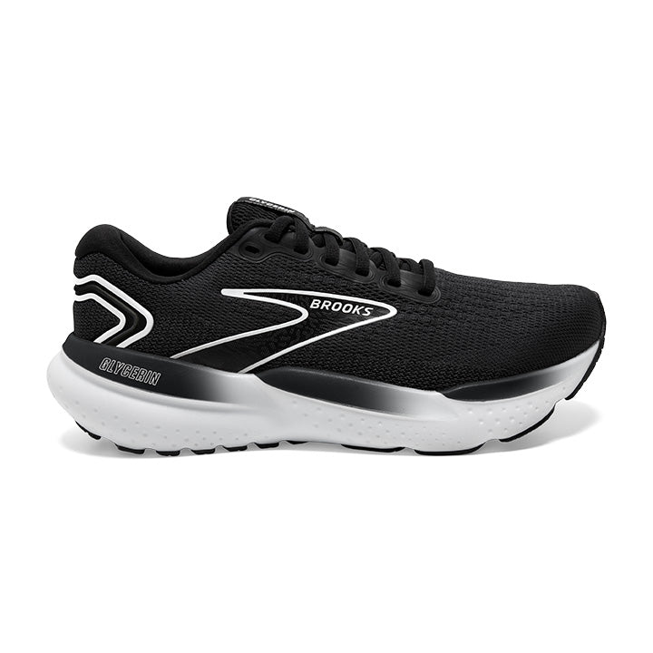 Brooks Women's Glycerin 21 Footwear Brooks Black/Grey/White-090 6 Medium-B