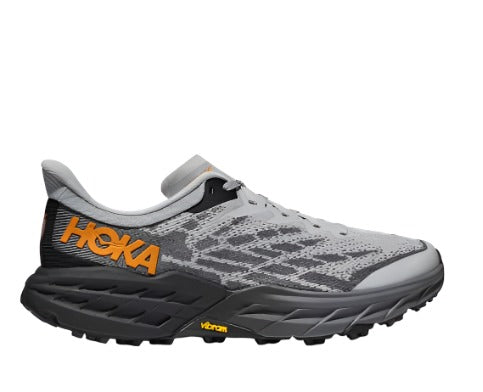Hoka Men's Speedgoat 5 Footwear Hoka One One Harbor Mist/Black-HMBC 7.5 Medium-D