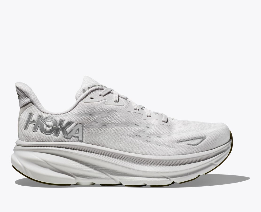 Hoka Men's Clifton 9 Footwear Hoka One One Nimbus Cloud/White-NCWT 8 Medium-D