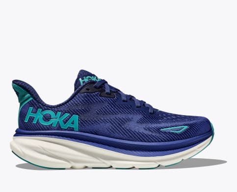 Hoka Women's Clifton 9 Footwear Hoka One One Bellwether Blue-BBES 6 Medium