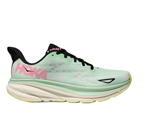 Hoka Women's Clifton 9 Footwear Hoka One One Mint Fluorite/Snow Melt-MNW 6 Medium