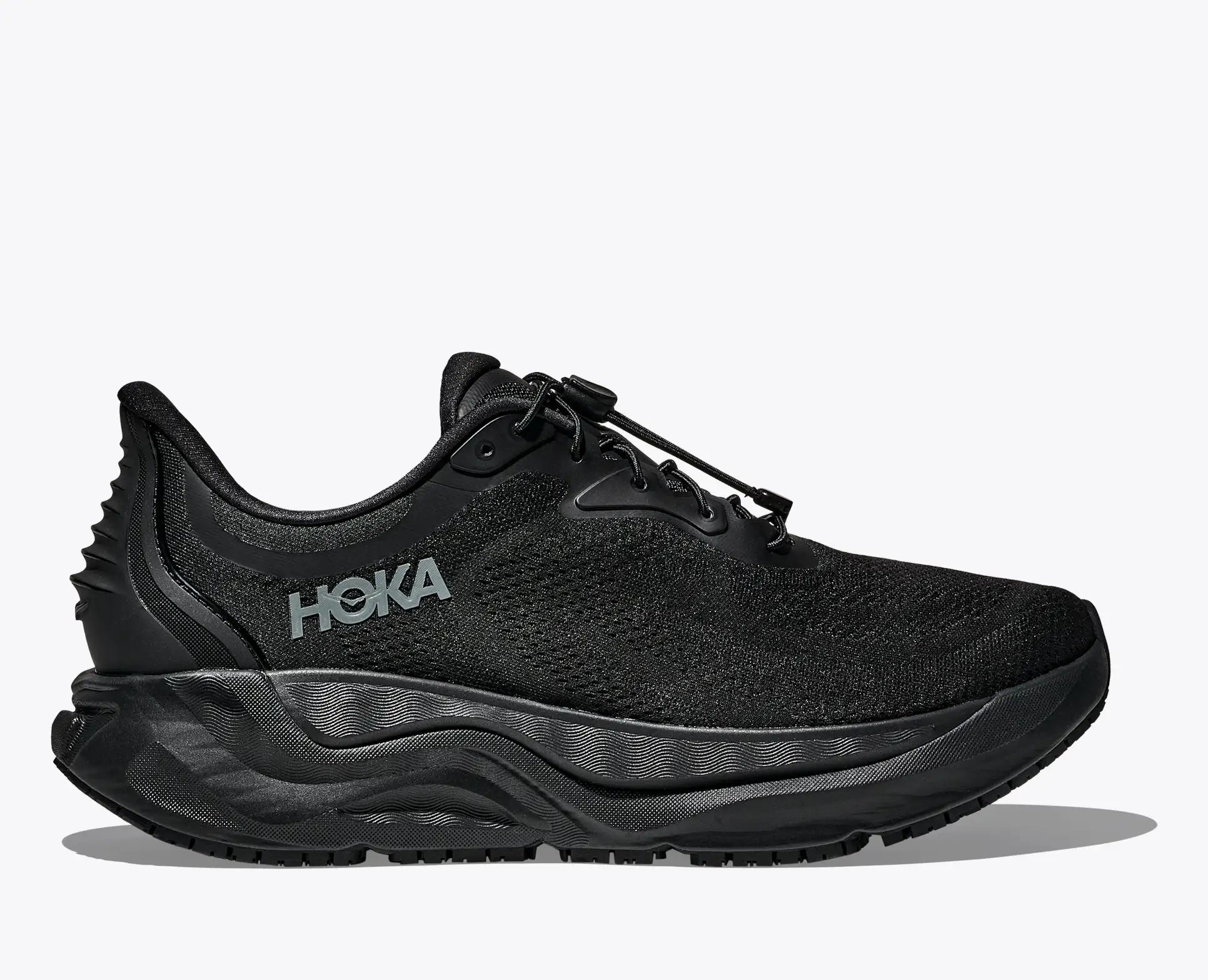Hoka Men's Arahi SR Footwear Hoka One One Black/Black-BBLC 8 Medium-D