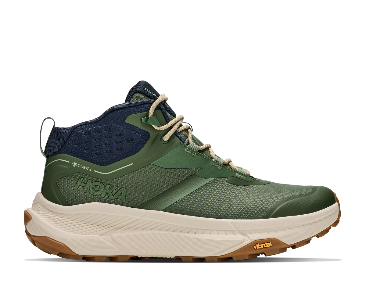 Hoka Men's Transport Hike GTX Footwear Hoka One One Nettle Leaf/Alabaster-NLLF 7.5