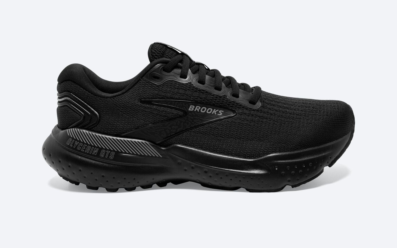 Brooks Men's Glycerin GTS 21 Footwear Brooks Black/Black/Ebony-020 8.5 Medium-D