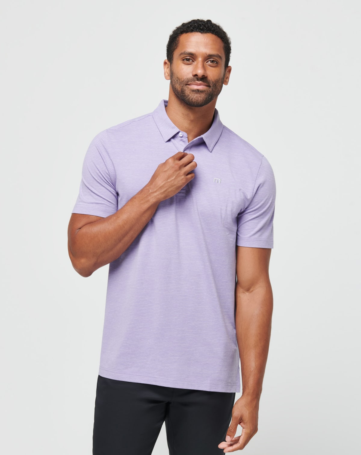TravisMathew Men's Heater Polo Apparel TravisMathew Heather Imperial Small