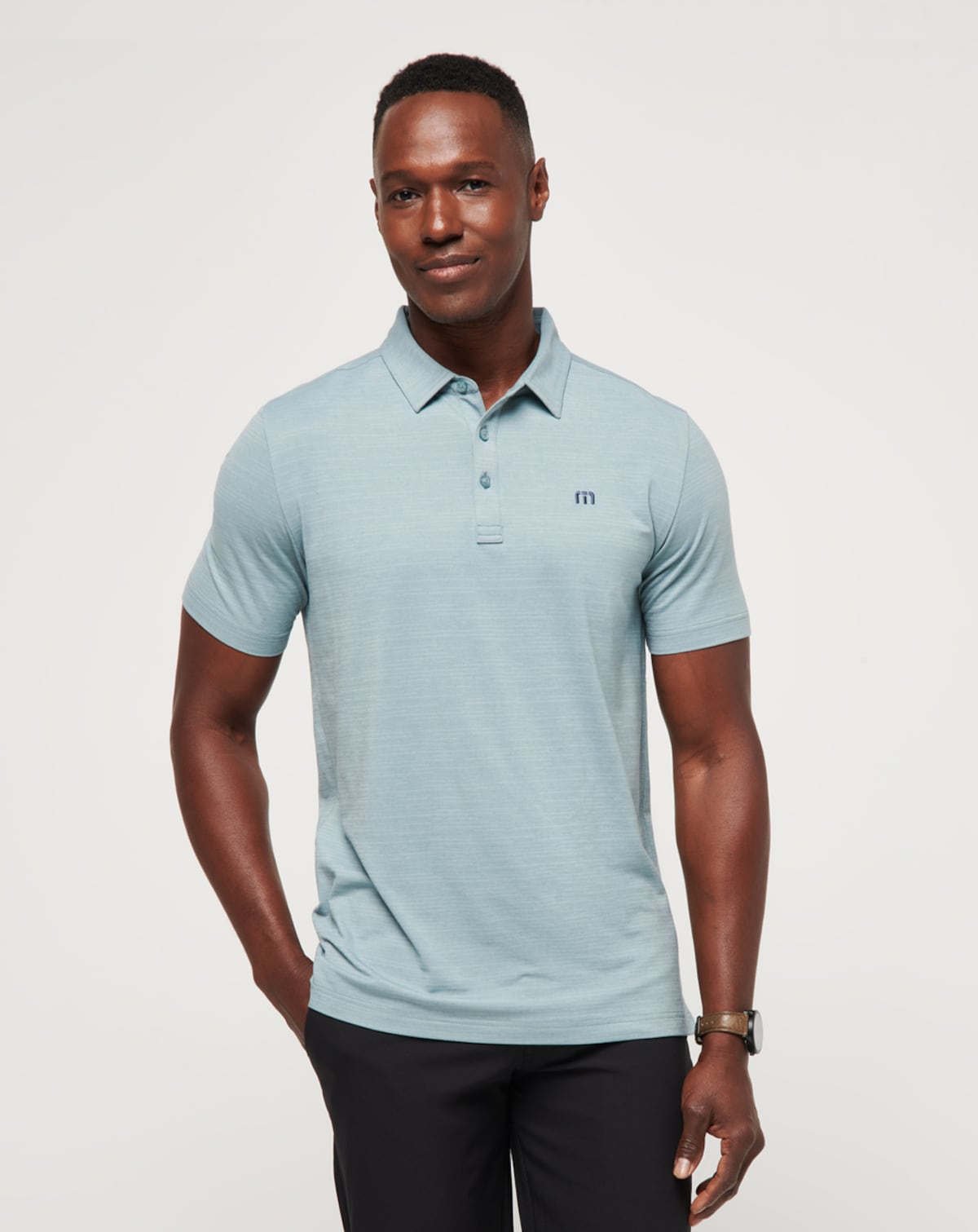 TravisMathew Men's Heater Polo Apparel TravisMathew