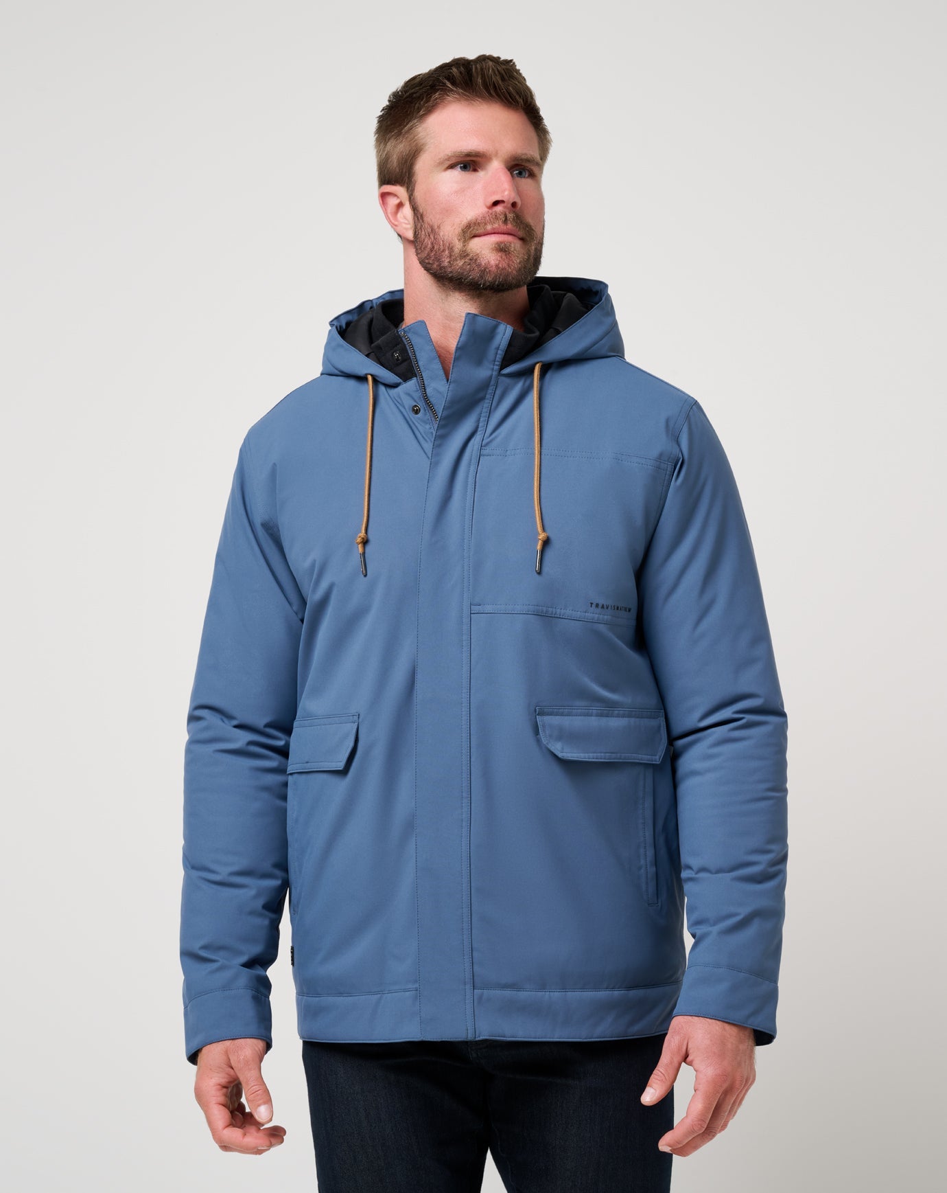 TravisMathew Men's Mountain Pass Jacket Apparel TravisMathew Bering Sea Small