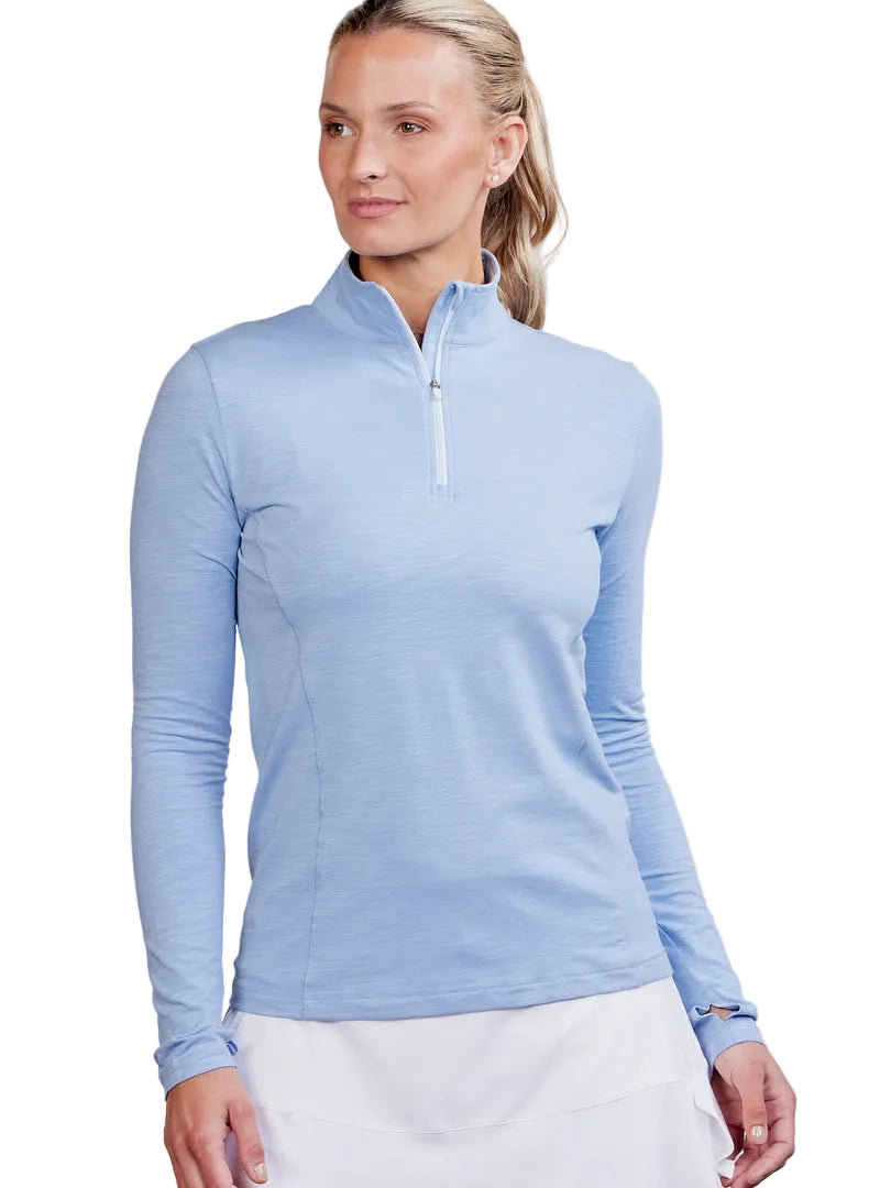 Tasc Women's Recess Quarter Zip Apparel Tasc Heritage Blue XSmall