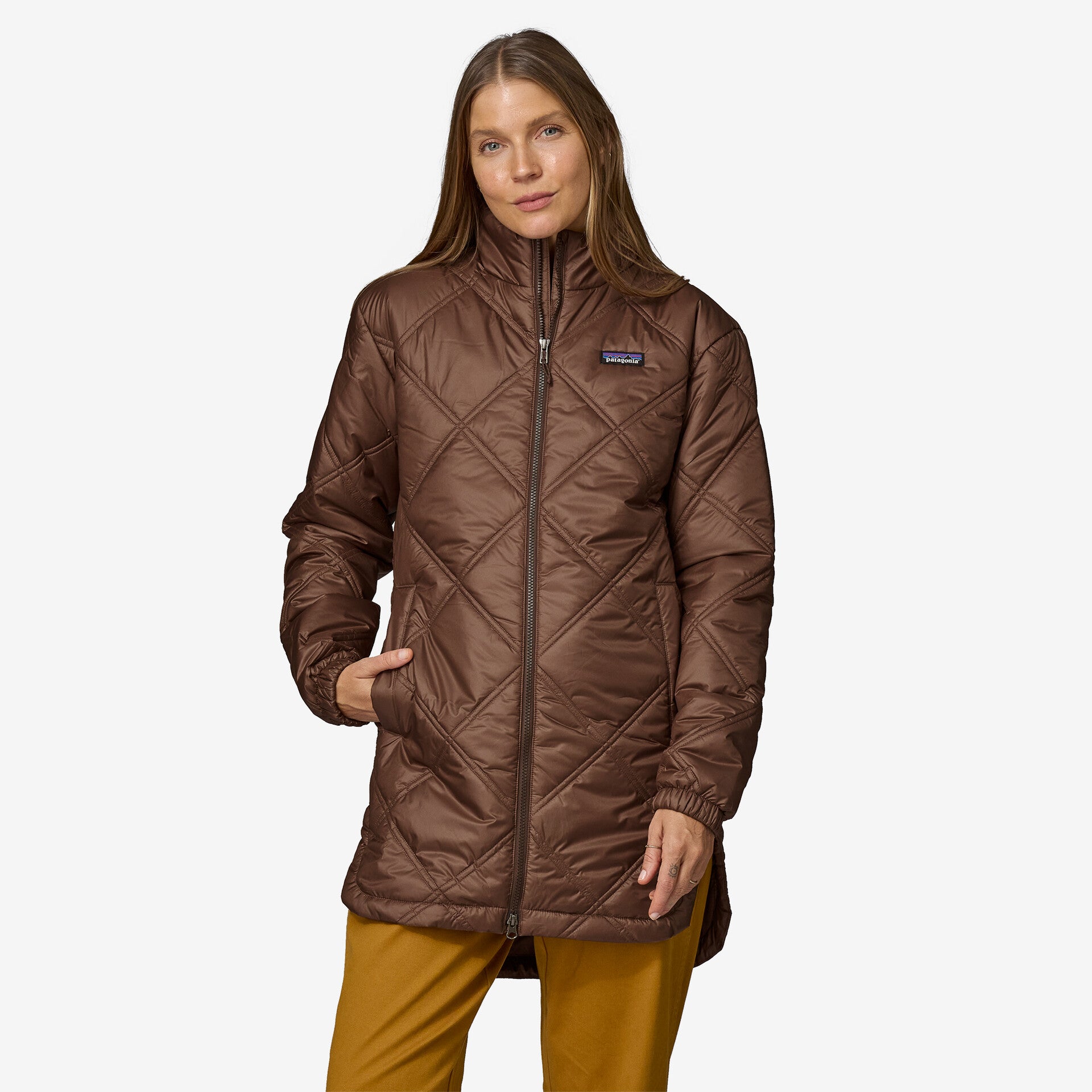 Patagonia Women's Pine Bank Insulated Parka Apparel Patagonia Molasses Brown-MLBN XSmall 