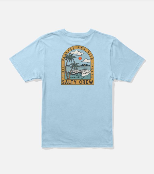 Salty Crew Boys' Archway SS Tee Apparel Salty Crew Clear Sky Youth Small