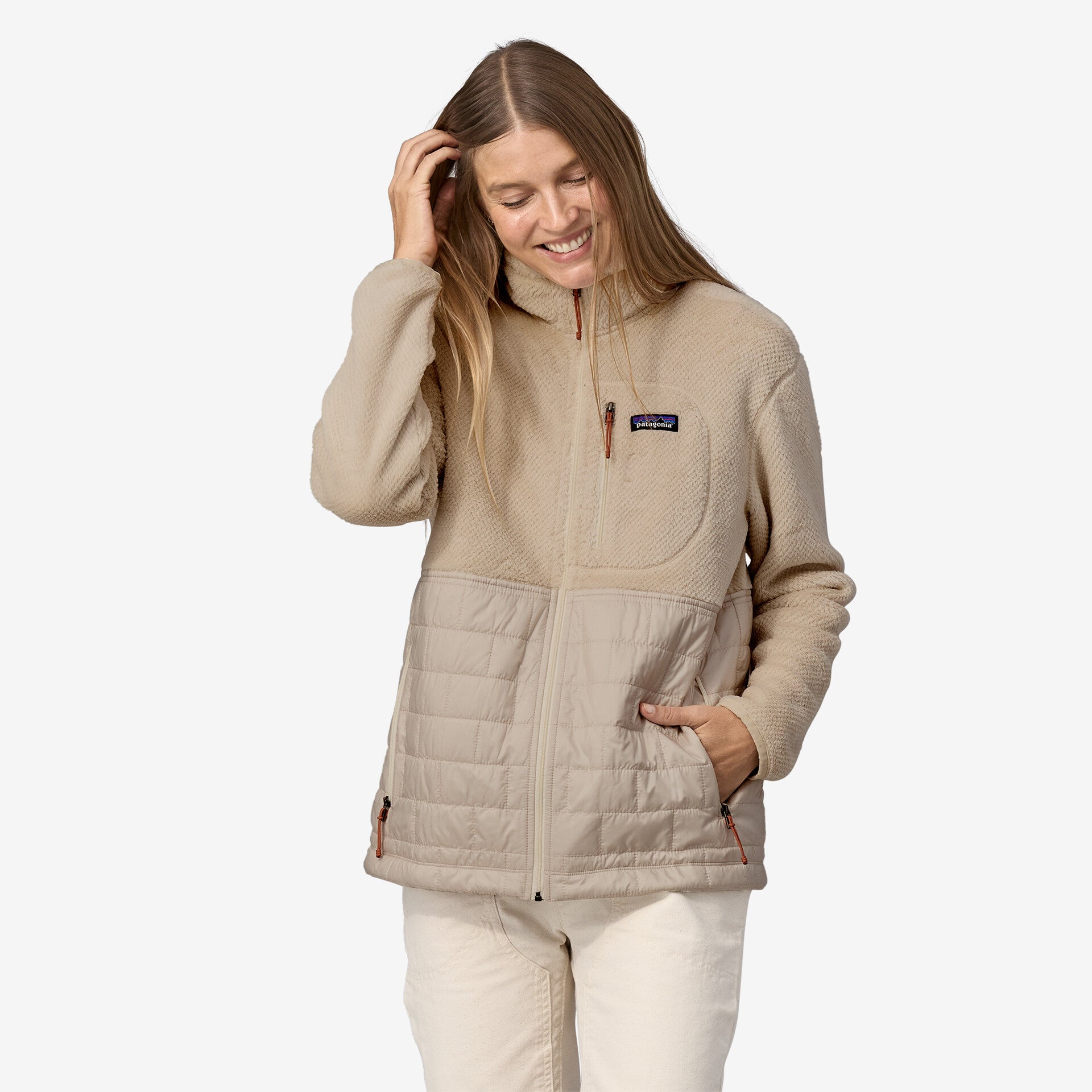 Patagonia Women's Re-Tool Hybrid Jacket Apparel Patagonia Dark Natural w/Dark Natural-DNAT XSmall 