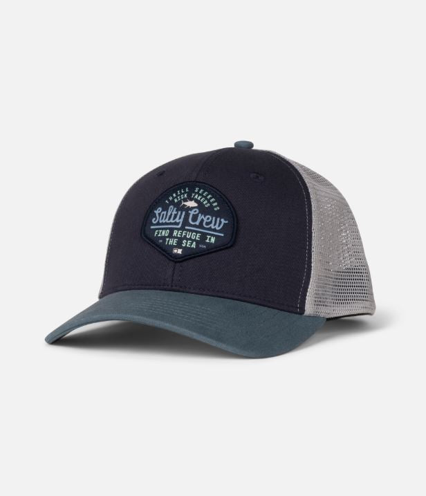 Salty Crew Border Trucker Hat Accessories Salty Crew Navy/Slate
