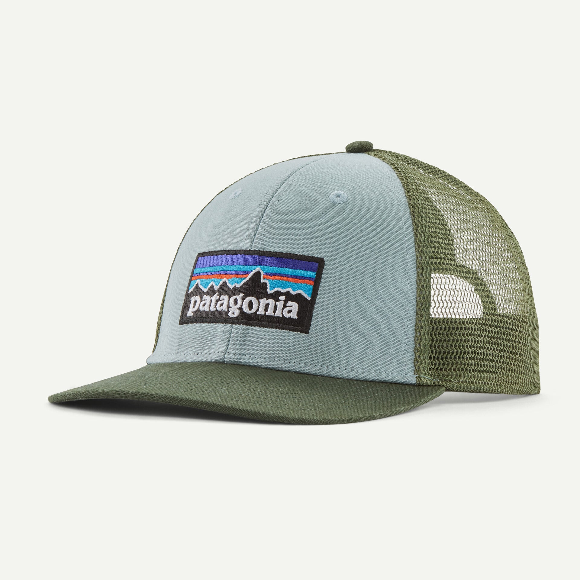 Patagonia P-6 Logo LoPro Trucker Hat Accessories Patagonia Thermal Blue-TMBL