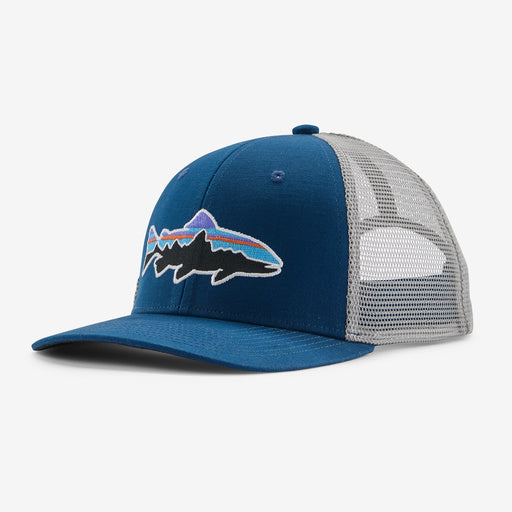 Patagonia Fitz Roy  Trout Trucker Hat Accessories Patagonia Lagom Blue-LMBE  
