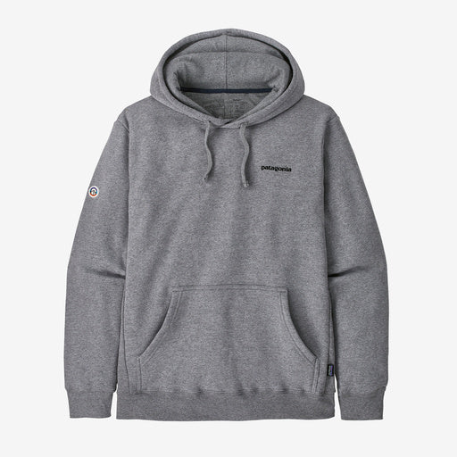 Patagonia Men's Fitz Roy Icon Uprisal Hoody Apparel Patagonia Gravel Heather Small 