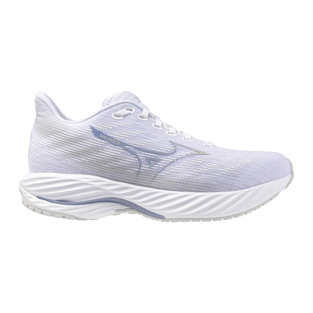 Mizuno Women's Wave Rider 28 Footwear Mizuno White/Nimbus Cloud 9.5 Medium-B