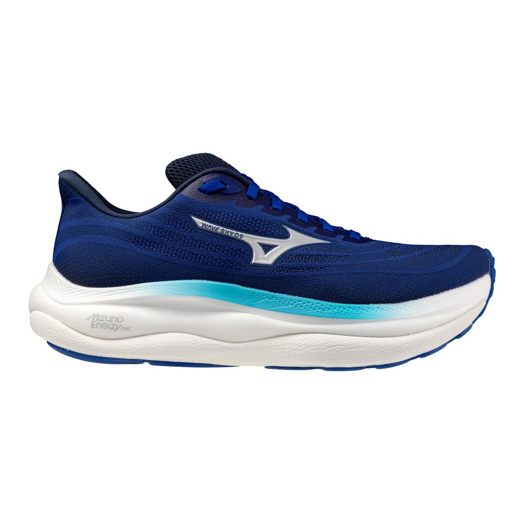 Mizuno Men's Wave Sky 9 Footwear Mizuno Deep Abyss/Silver-9S73 11.5