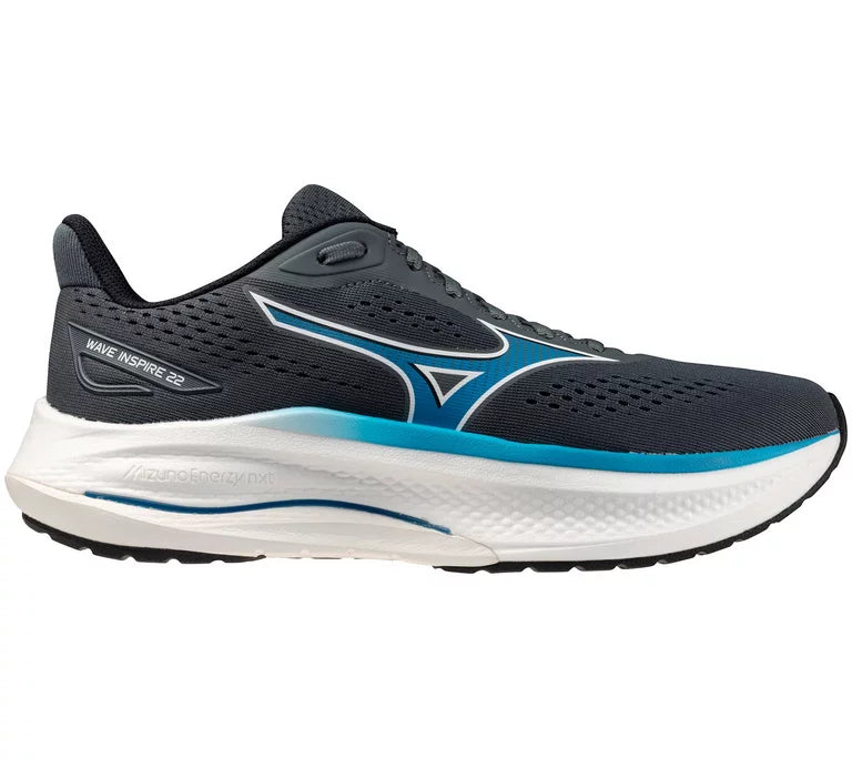 Mizuno Men's Wave Inspire 22 Footwear Mizuno Dark Slate/Blue-8MBJ 7.5