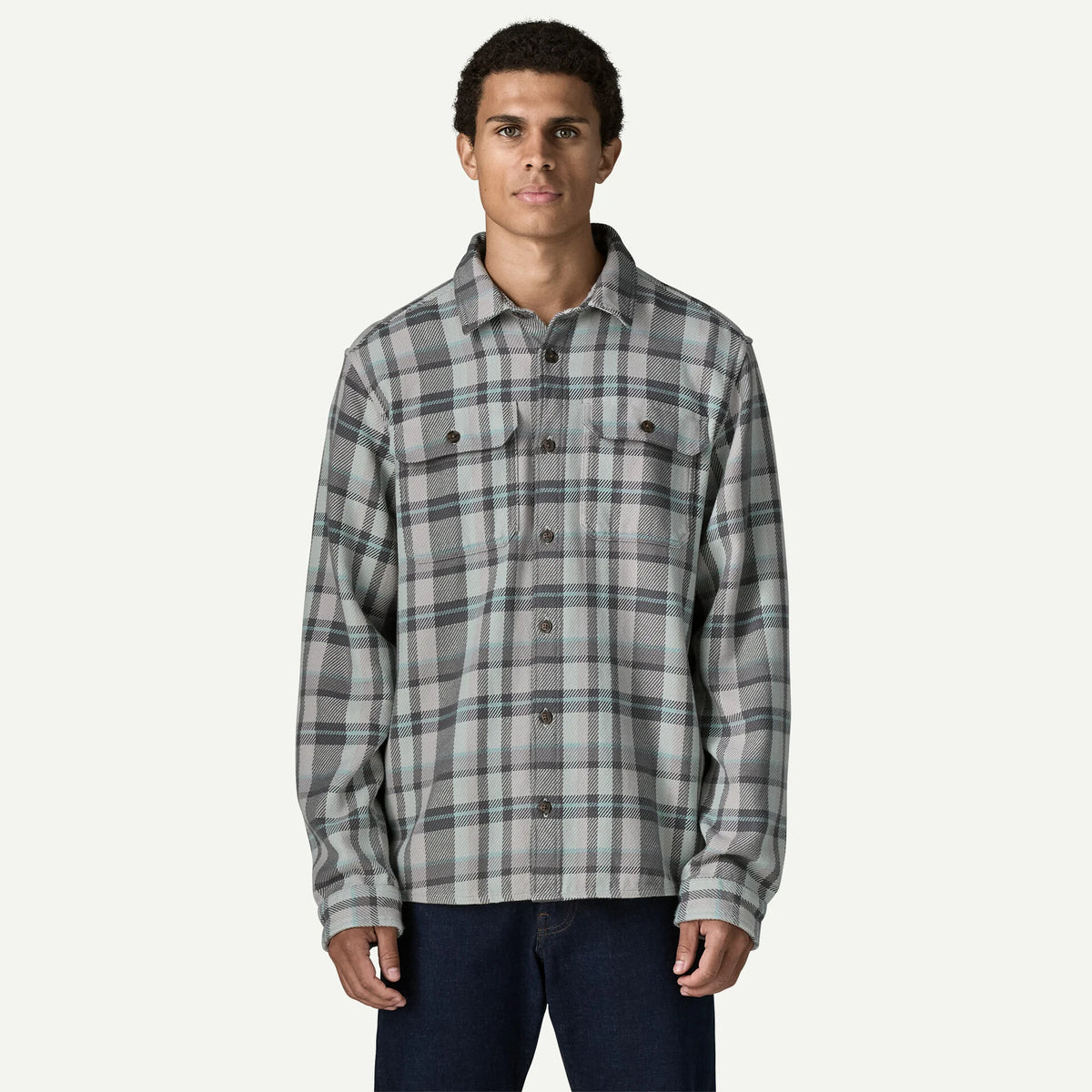 Patagonia Men's Fjord Loft Shirt Apparel Patagonia Fall Line: Salt Grey-FLSA Small