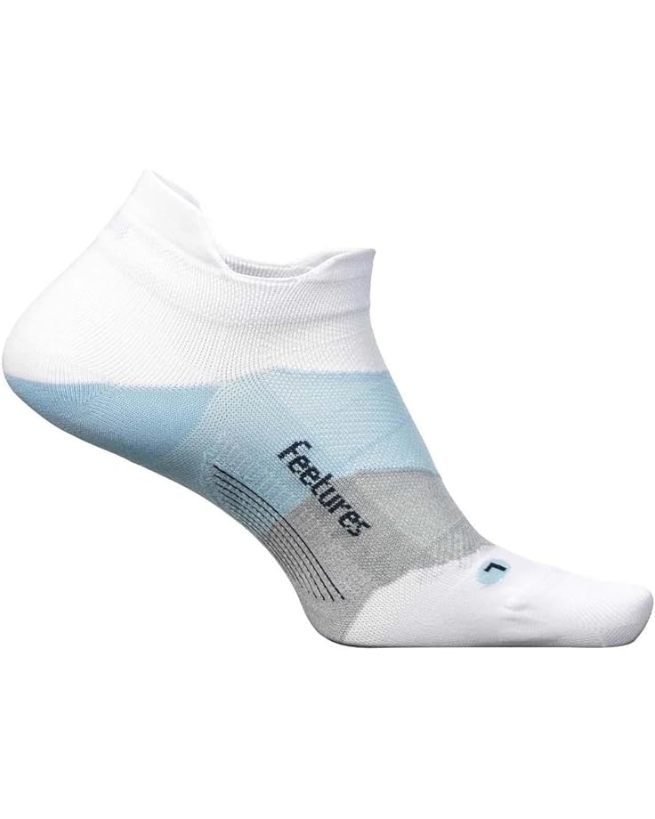 Feetures Elite Max Cushion No Show Tab Apparel Feetures White Sky Medium 