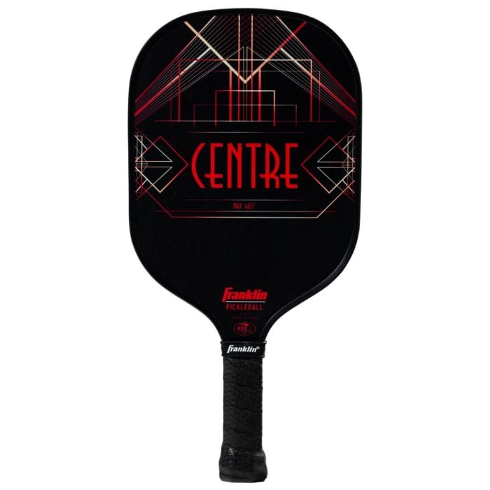 Franklin Aspen Kern Centre Carbon Fiber Pickleball Paddle Equipment FRANKLIN SPORTS INC. Black/Red  