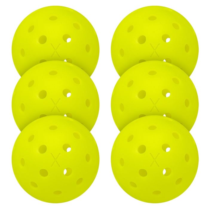Franklin Pickleball X-40 Outdoor 6-Pack Equipment FRANKLIN SPORTS INC. Optic  