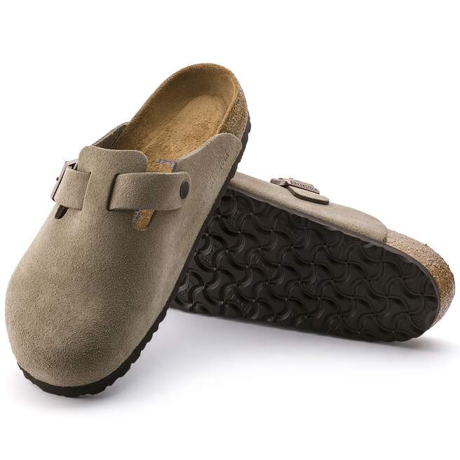 Birkenstock Boston Soft Footbed Suede Leather Footwear Birkenstock