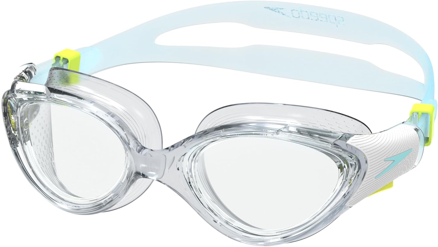 Speedo Women's Biofuse 2.0 Googles Equipment Speedo Clear/White/Marine Blue