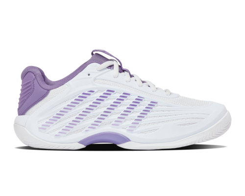 K-Swiss Women's Hypercourt Express 3 Footwear K-Swiss White/Purple Haze/Lunar Rock-160 6 Medium