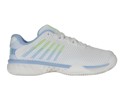 K-Swiss Women's Hypercourt Express 2 HB Footwear K-Swiss Lucent White/Dutch Canal/Paradise Green-126 6