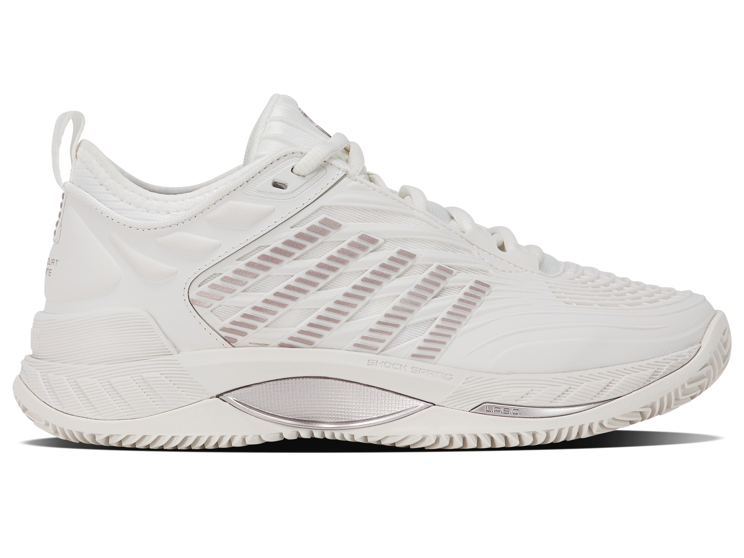 K-Swiss Women's Hypercourt Supreme 2 Clay Footwear K-Swiss Blanc de Blanc/Rose Gold-118 6